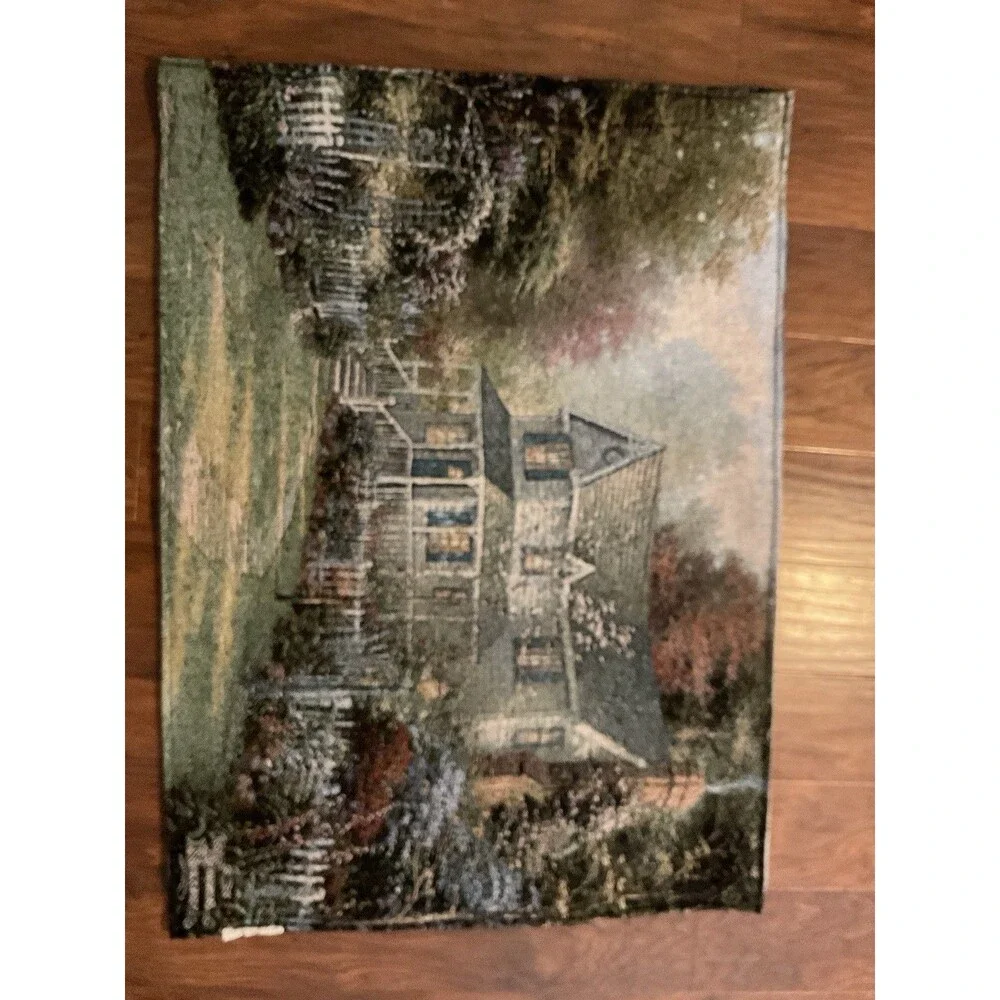 Thomas Kinkade Tapestry Wall Hangings Double Sided